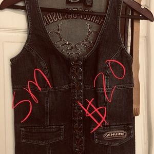 Woman’s Harley vest